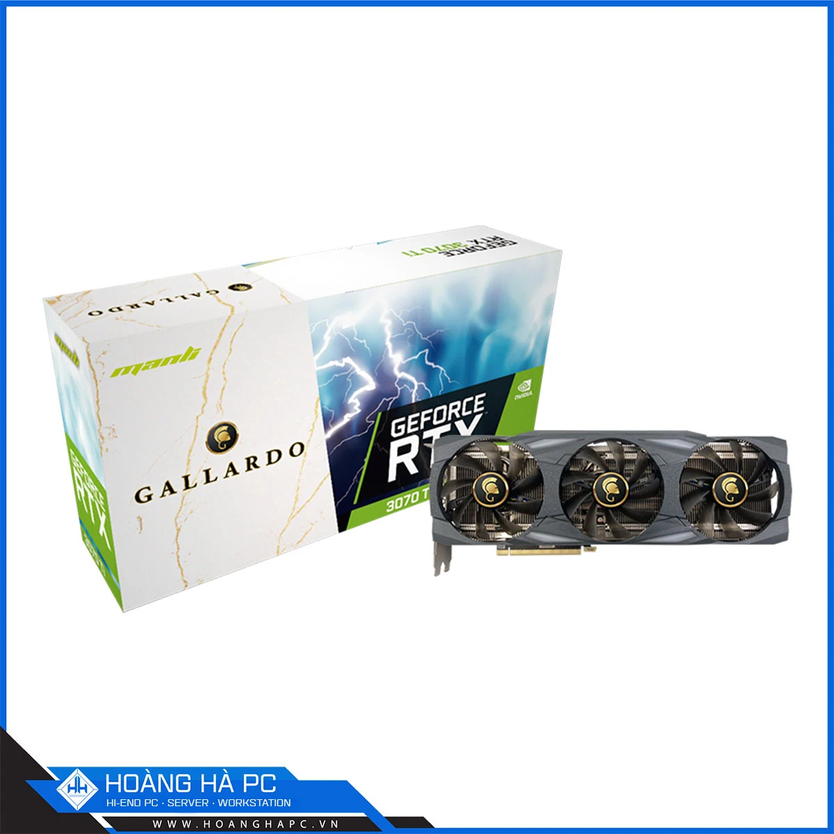 VGA MANLI GeForce RTX 3070 Ti Gallardo 8GB GDDR6X