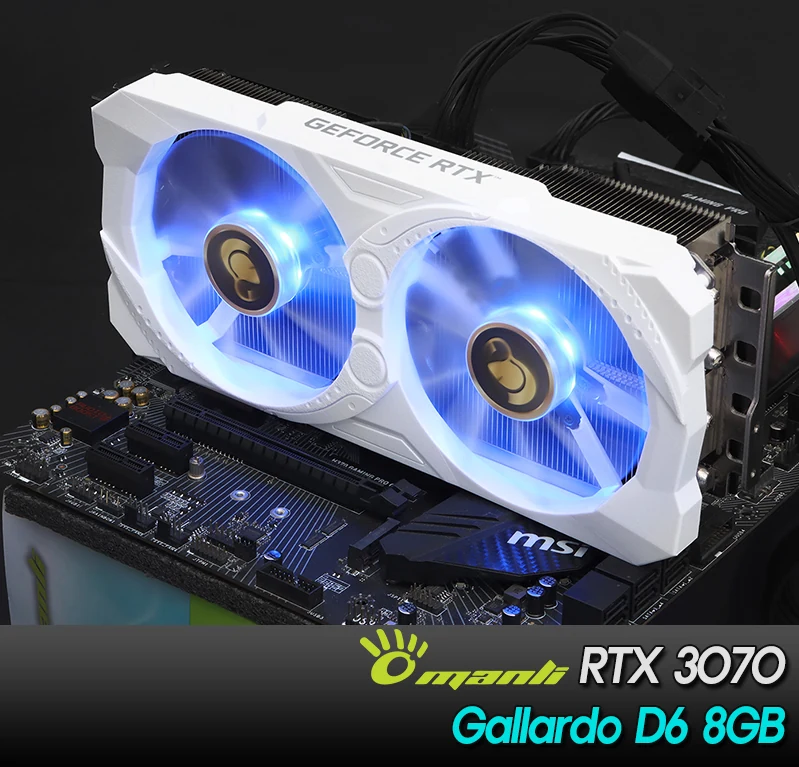 VGA MANLI GeForce RTX 3070 Ti Gallardo 8GB GDDR6X
