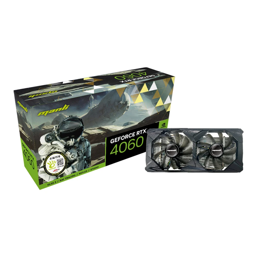VGA MANLI GeForce RTX 4060 8GB Nebula Twin GDDR6