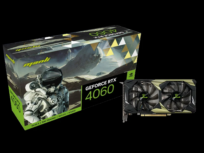 VGA MANLI GeForce RTX 4060 8GB Nebula Twin GDDR6