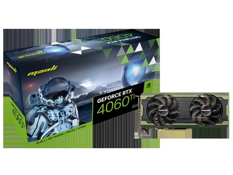 VGA MANLI GeForce RTX 4060 8GB Nebula Twin GDDR6