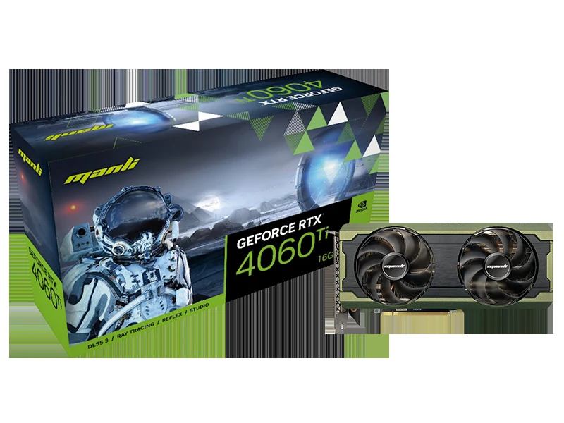 VGA MANLI GeForce RTX 4060 Ti 16GB Nebula Twin GDDR6