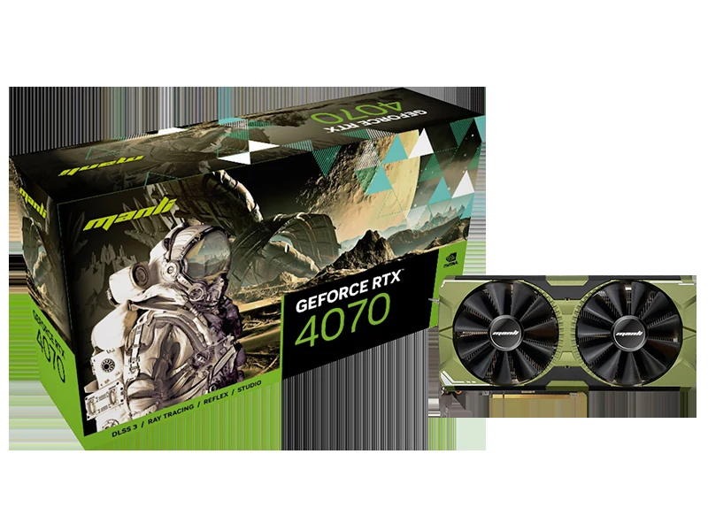 VGA MANLI GeForce RTX 4070 12GB GDDR6X Nebula Twin