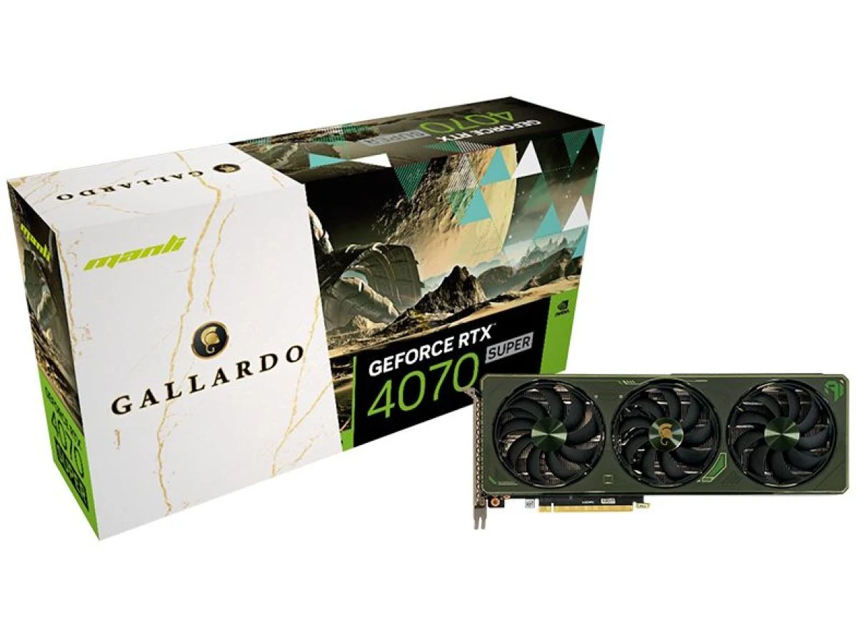 VGA MANLI GeForce RTX 4070 SUPER 12GB Gallardo Triple GDDR6X