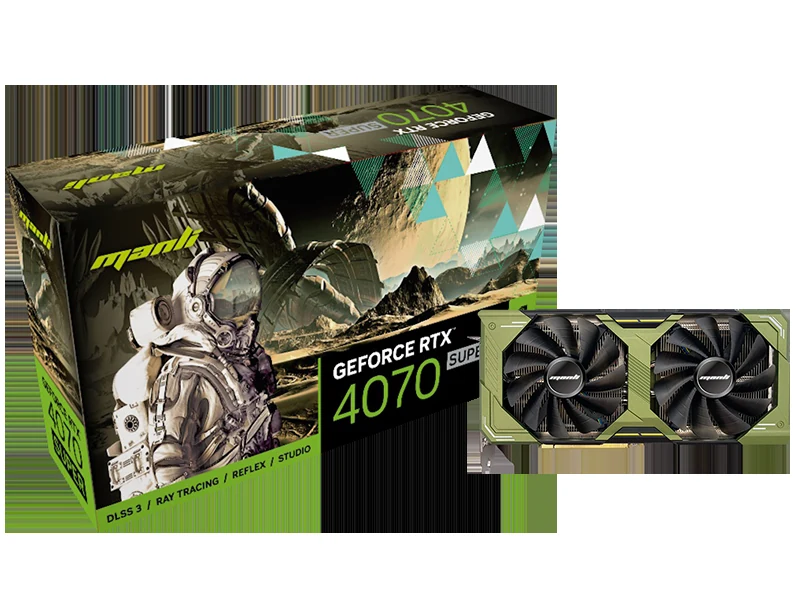 VGA MANLI GeForce RTX 4070 SUPER 12GB Nebula Twin GDDR6X