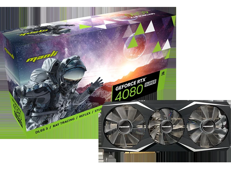 VGA MANLI GeForce RTX 4080 SUPER 16GB Gallardo Triple GDDR6X