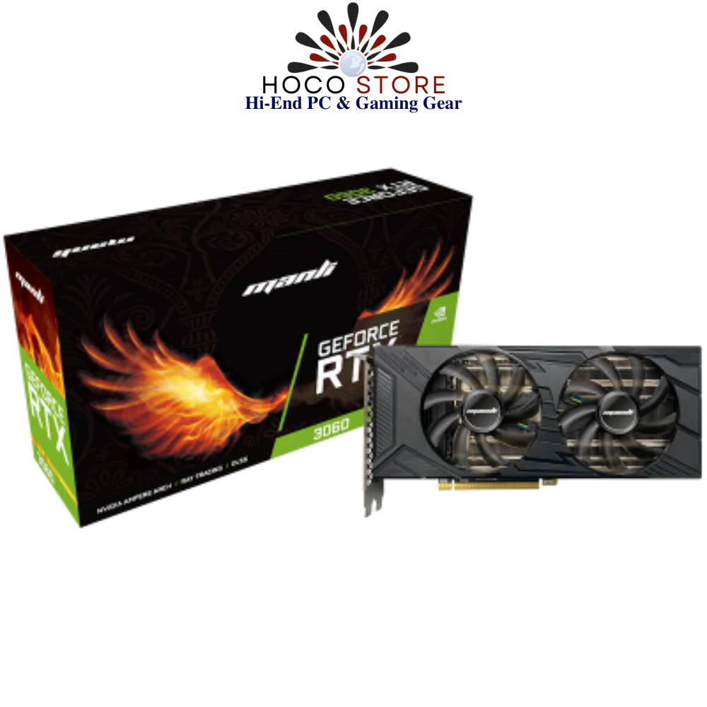 VGA MANLI GeForce RTX 5060 OC 8GB Black Stellar GDDR7