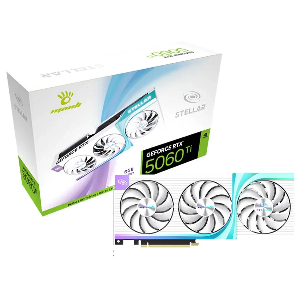 VGA MANLI GeForce RTX 5060 Ti OC 16GB Stellar GDDR7