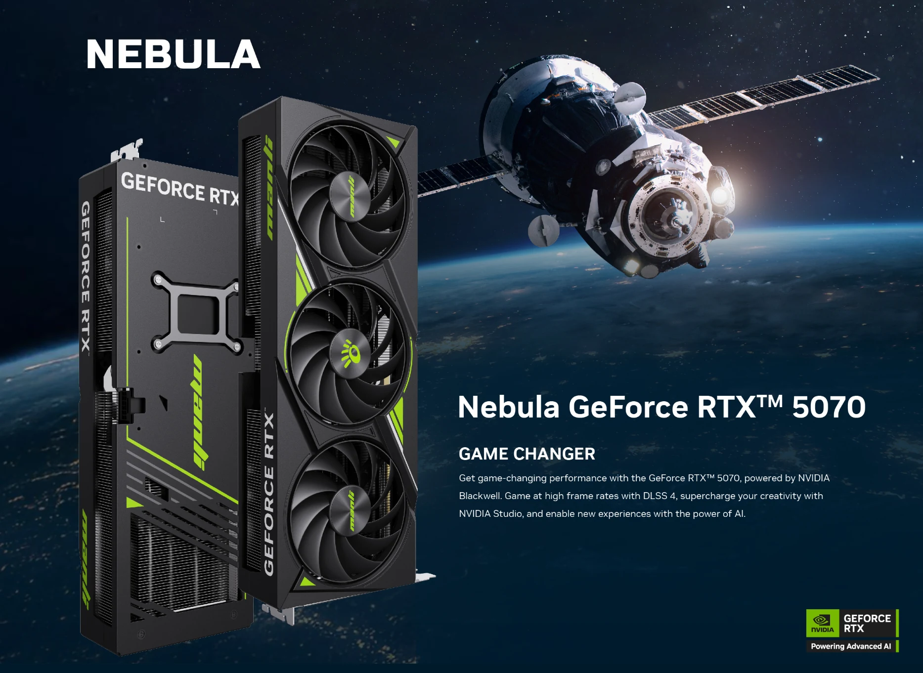 VGA MANLI GeForce RTX 5070 12GB Nebula GDDR7