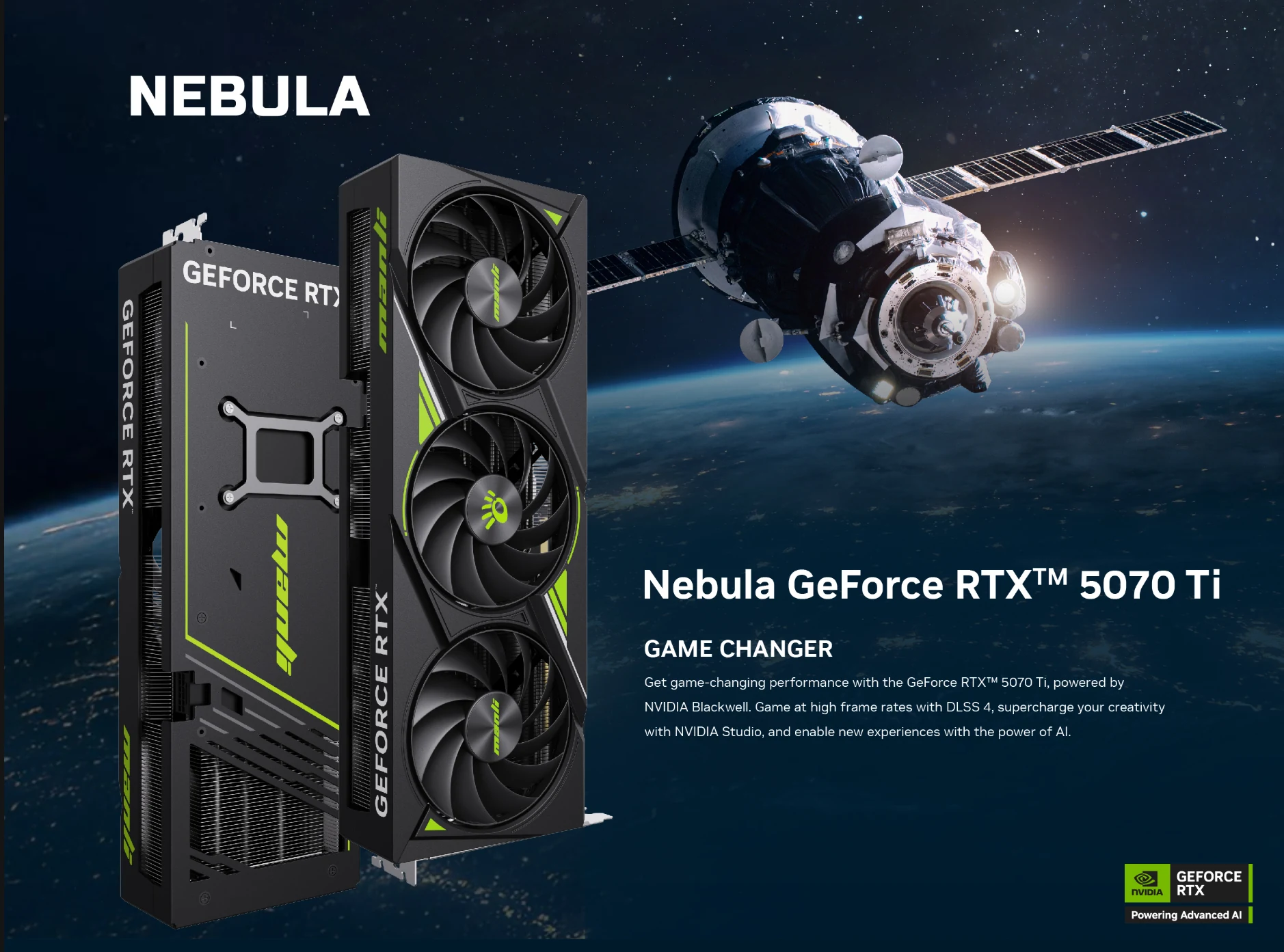VGA MANLI GeForce RTX 5070 Ti 16GB Nebula GDDR7