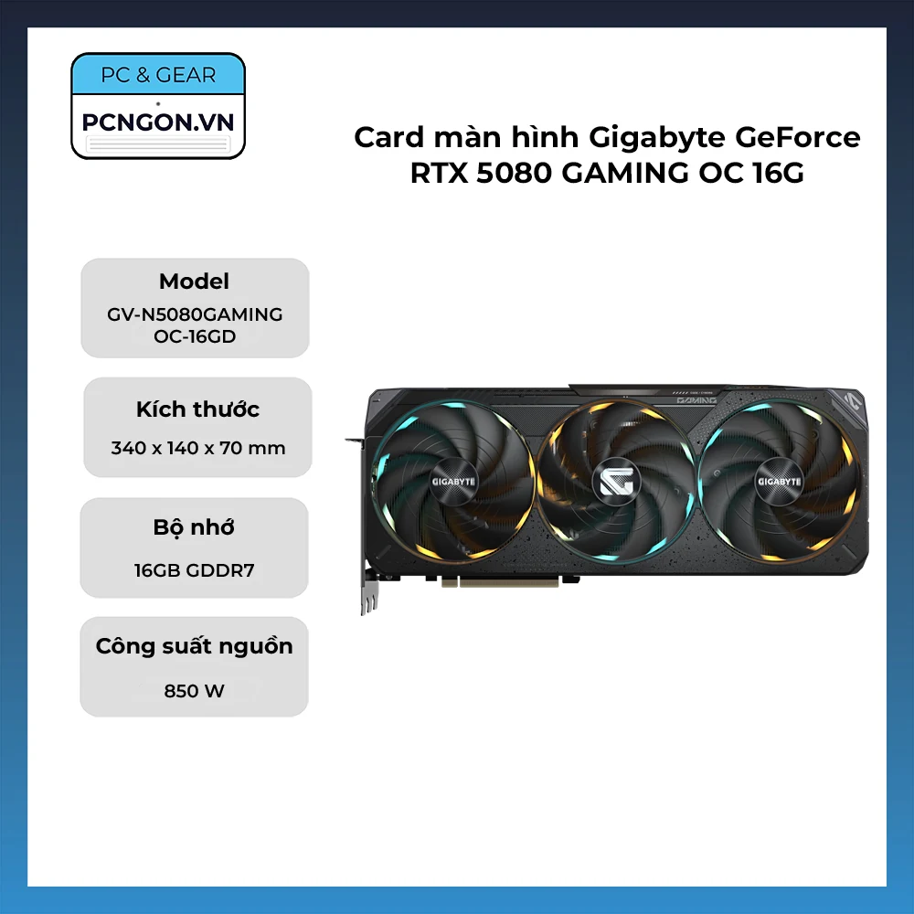 VGA MANLI GeForce RTX 5080 16GB Nebula GDDR7