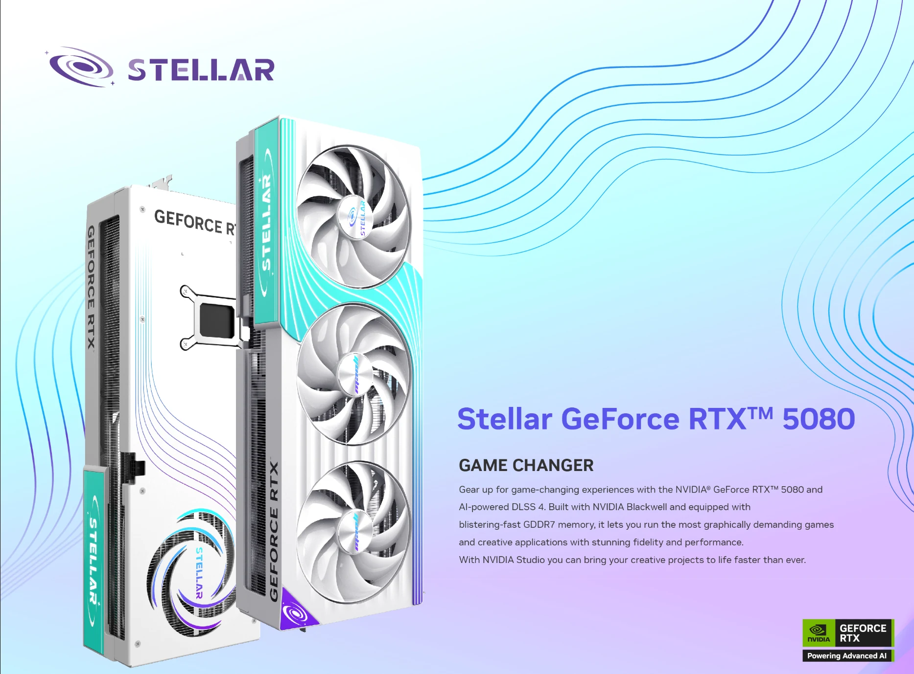 VGA MANLI GeForce RTX 5080 OC 16GB Stellar GDDR7