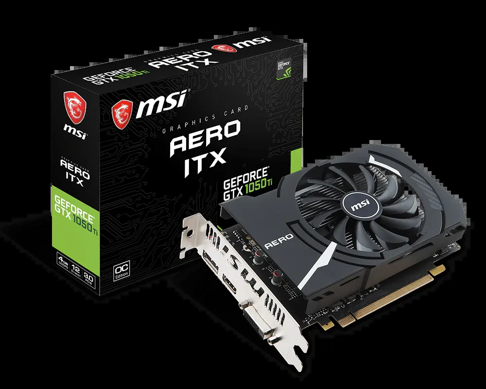 VGA MSI GeForce GTX 1050 Ti 4GT OC 4GB - GDDR5 - NEW