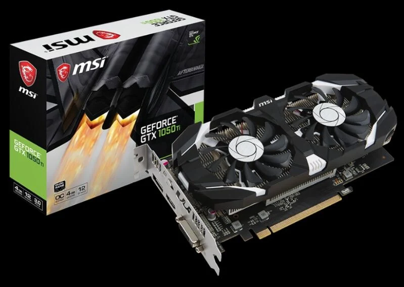 VGA MSI GeForce GTX 1050 Ti Aero ITX 4GB - GDDR5 - NEW