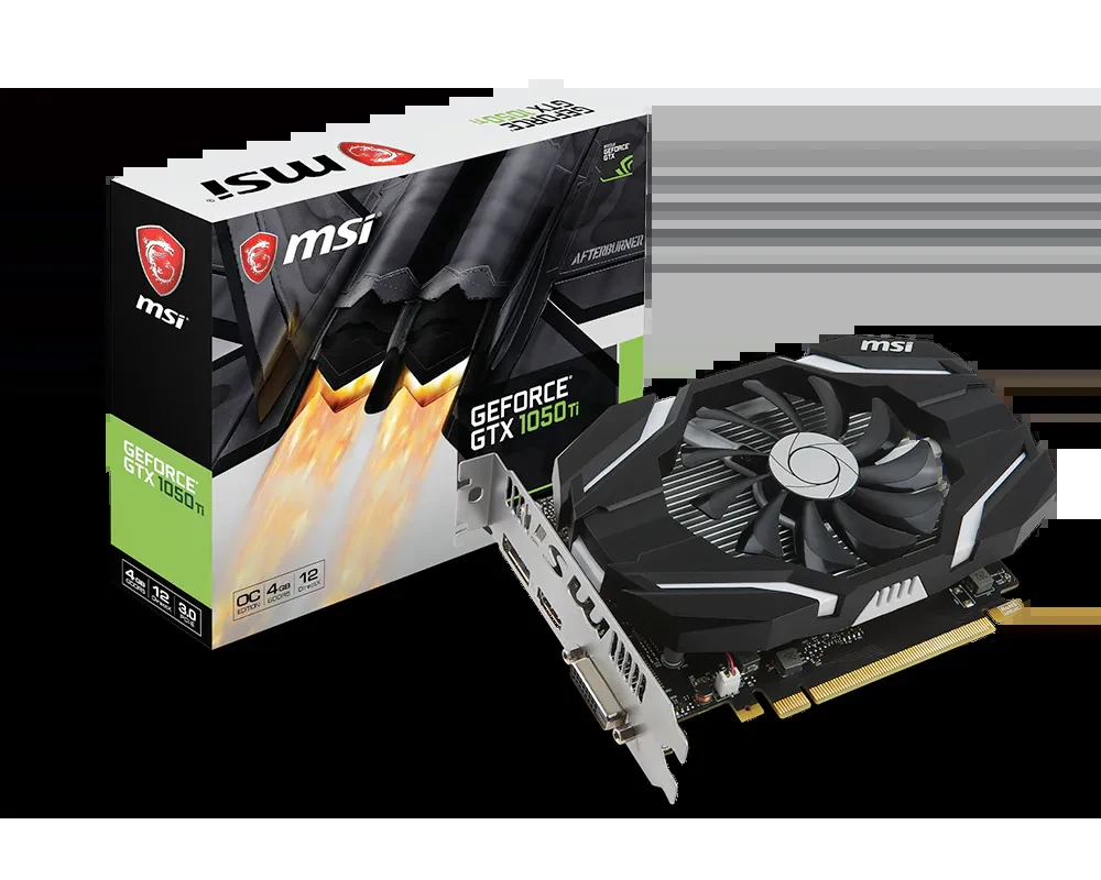 VGA MSI GeForce GTX 1050 Ti Gaming X 4GB - GDDR5 - NEW