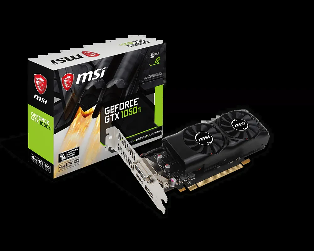 VGA MSI GeForce GTX 1050 Ti Gaming X 4GB - GDDR5 - NEW