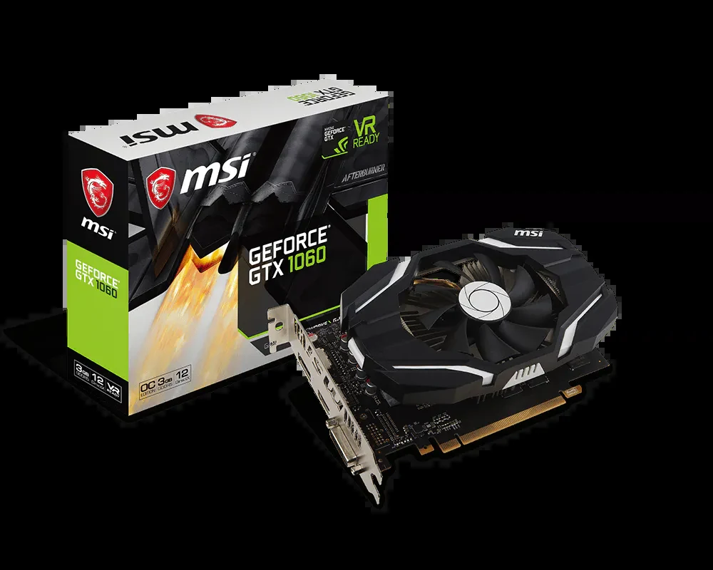 VGA MSI GeForce GTX 1060 Armor 3G - GDDR5 - NEW