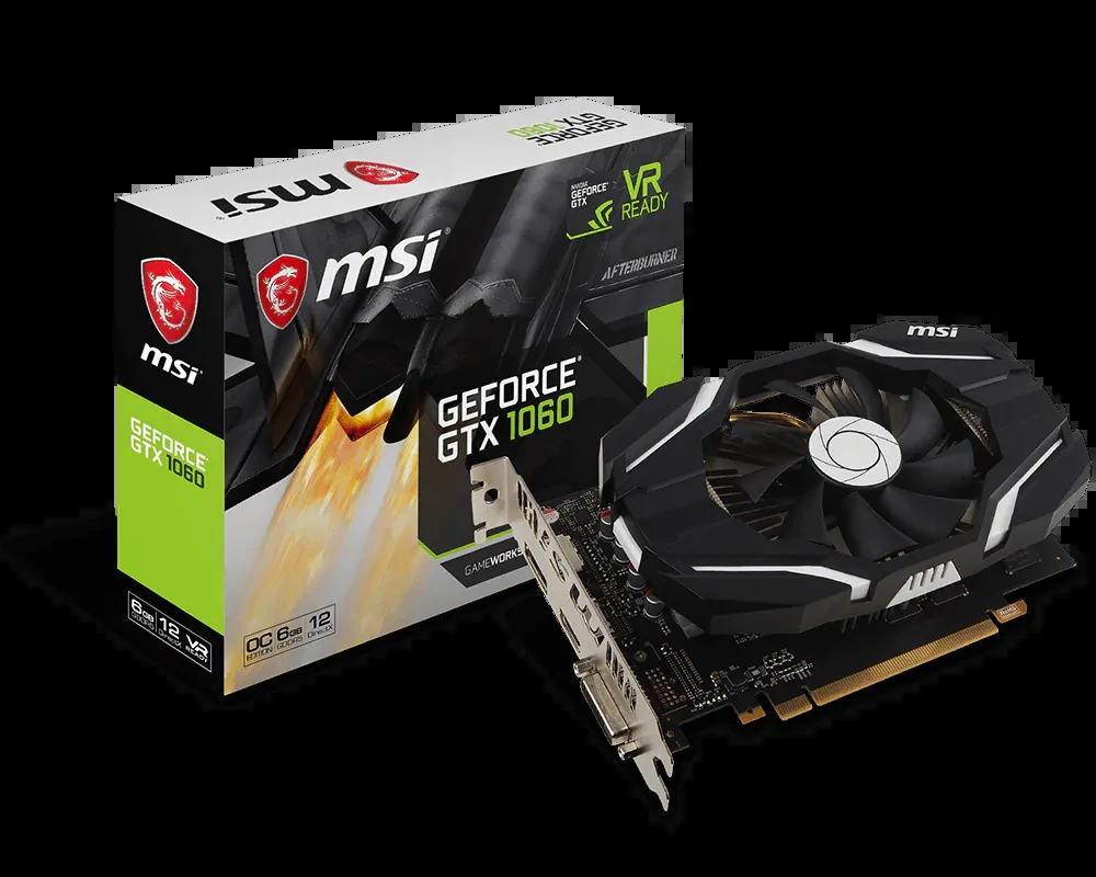 VGA MSI GeForce GTX 1060 Armor 6G OCV1 - GDDR5 - NEW