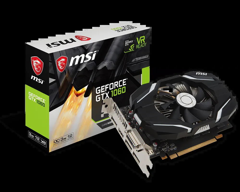 VGA MSI GeForce GTX 1060 Gaming X 3G - GDDR5 - NEW