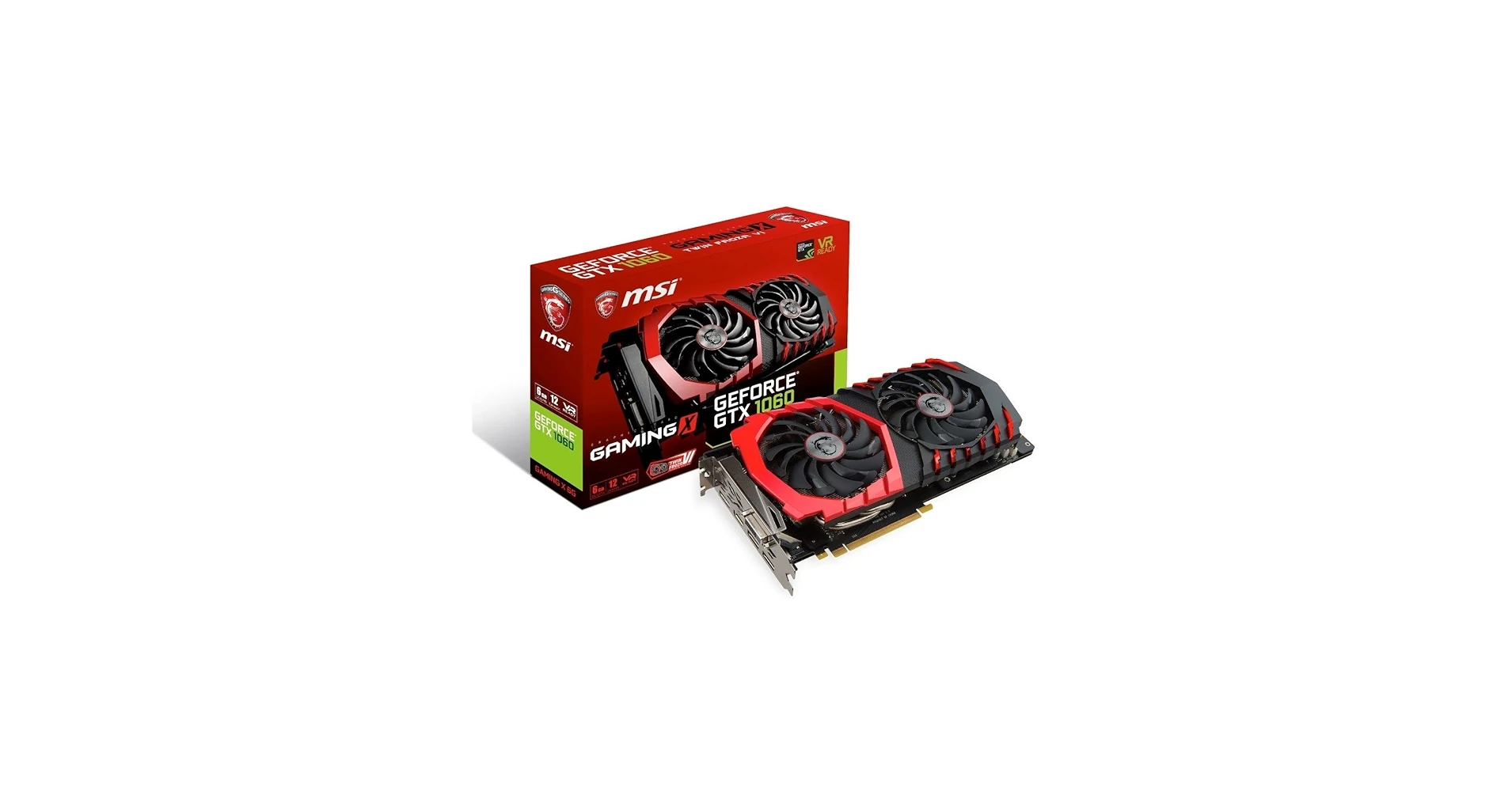 VGA MSI GeForce GTX 1060 Gaming X 6G - GDDR5 - NEW
