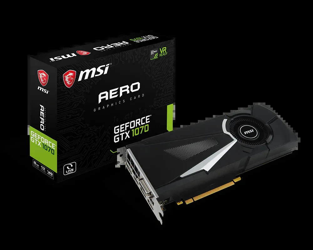 VGA MSI GeForce GTX 1070 Aero ITX 8GB - GDDR5 - NEW