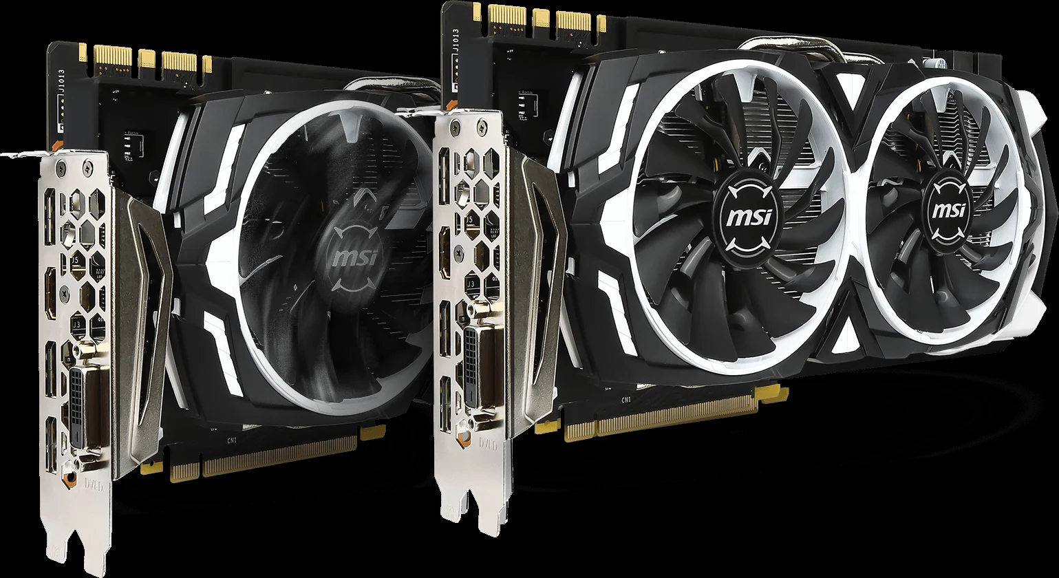 VGA MSI GeForce GTX 1070 Armor OC 8GB - GDDR5 - NEW