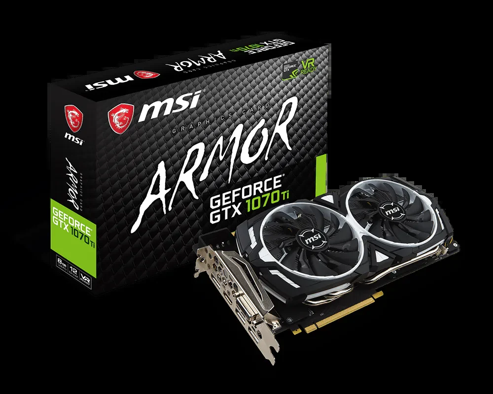VGA MSI GeForce GTX 1070 Ti Gaming 8G 8GB - GDDR5 - NEW