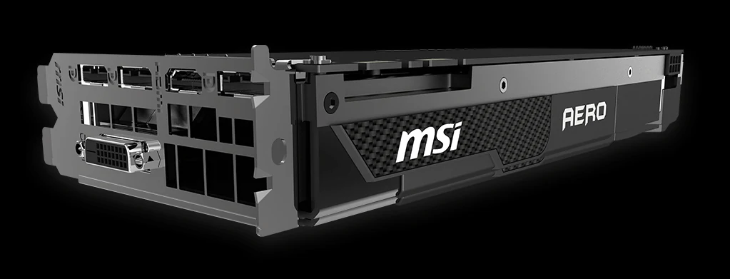 VGA MSI GeForce GTX 1080 Aero 8GB - GDDR5X - NEW