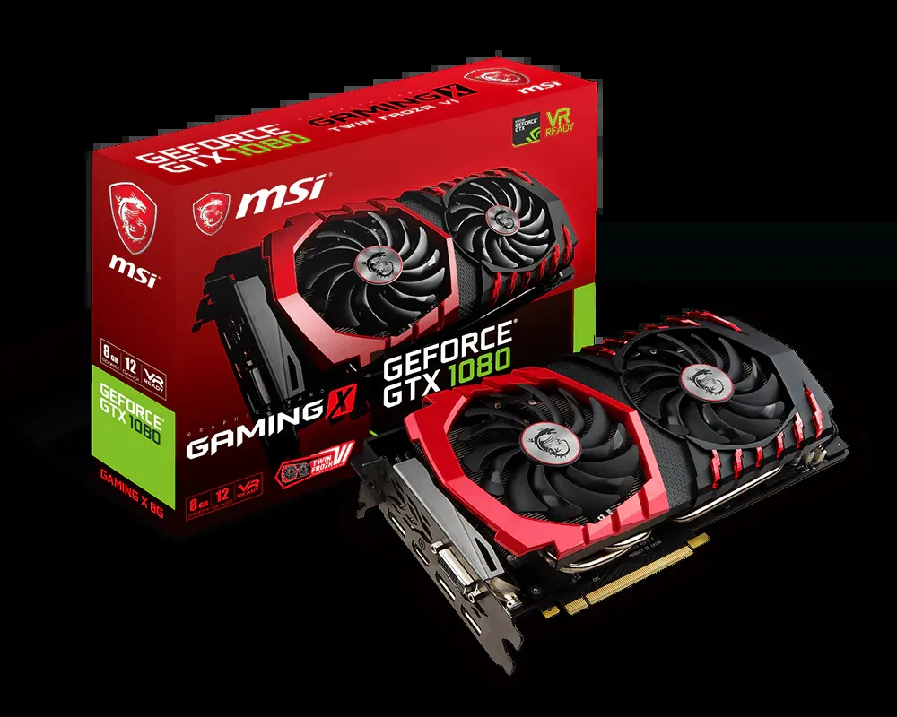 VGA MSI GeForce GTX 1080 Aero 8GB - GDDR5X - NEW