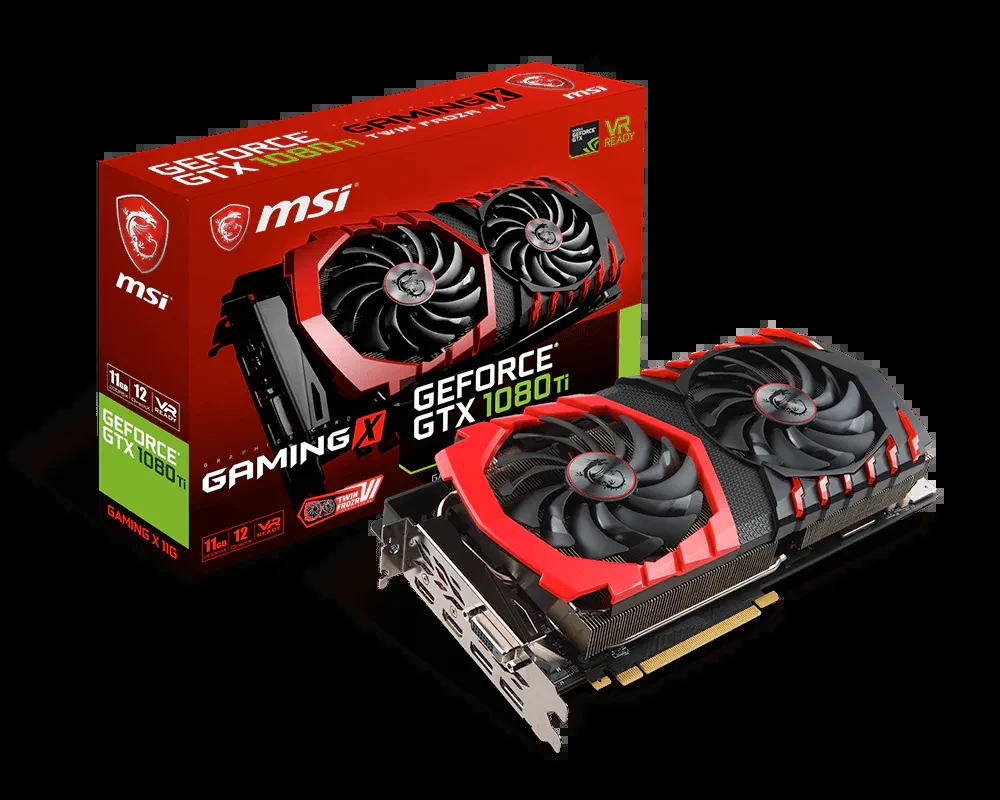 VGA MSI GeForce GTX 1080 Ti Gaming 11GB - GDDR5X - NEW