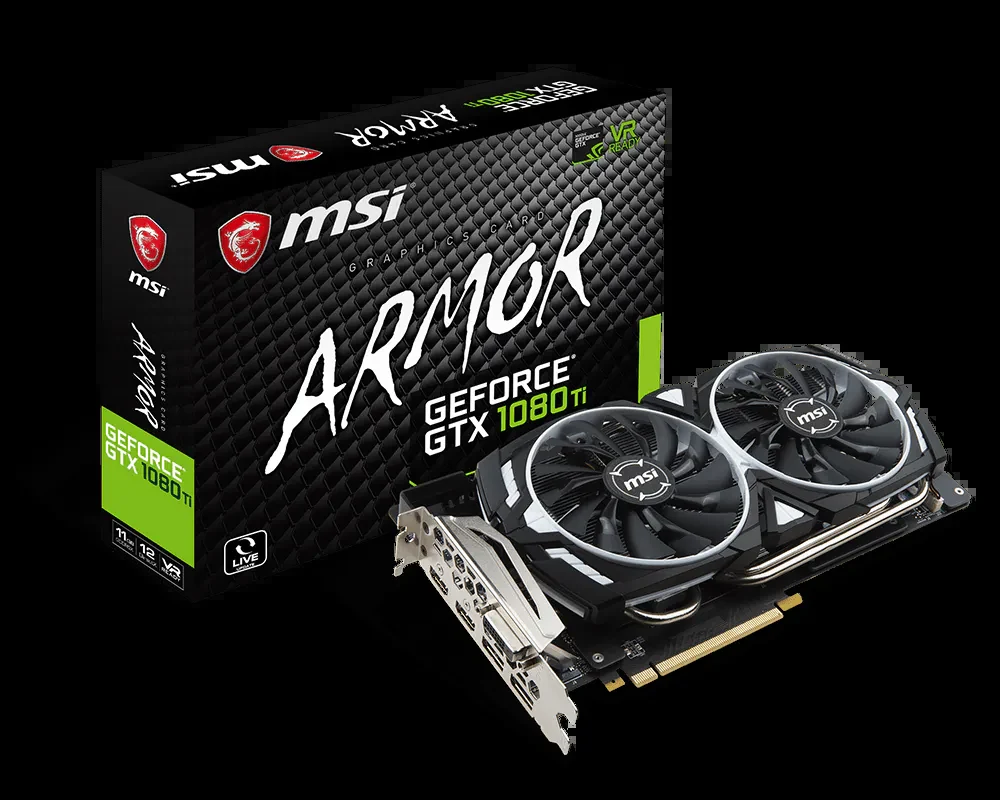 VGA MSI GeForce GTX 1080 Ti Gaming 11GB - GDDR5X - NEW