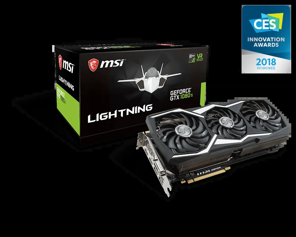 VGA MSI GeForce GTX 1080 Ti Lightning Z 11GB - GDDR5X - NEW