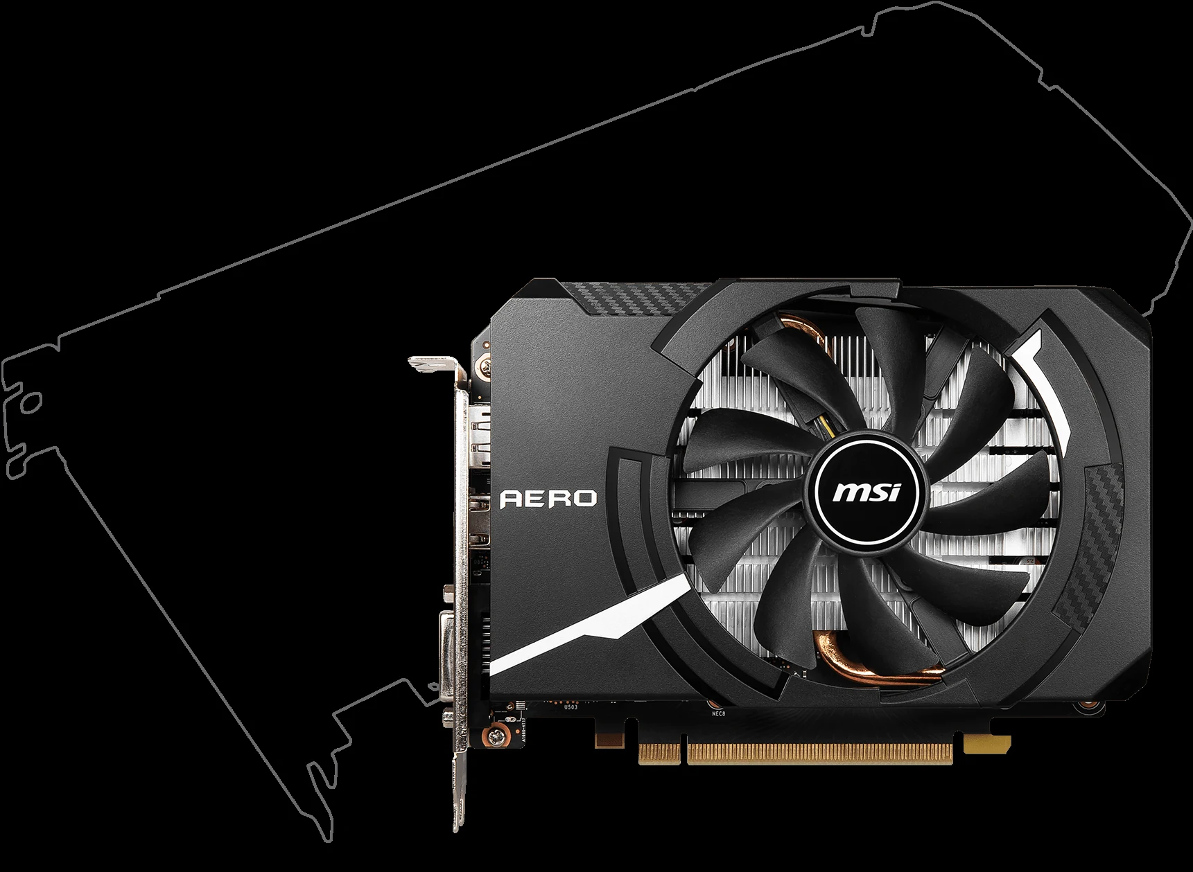 VGA MSI GeForce GTX 1660 Aero ITX 6GB - GDDR5 - NEW
