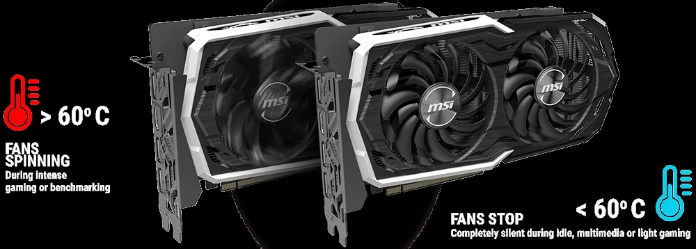 VGA MSI GeForce GTX 1660 Armor OC 6GB - GDDR5 - NEW