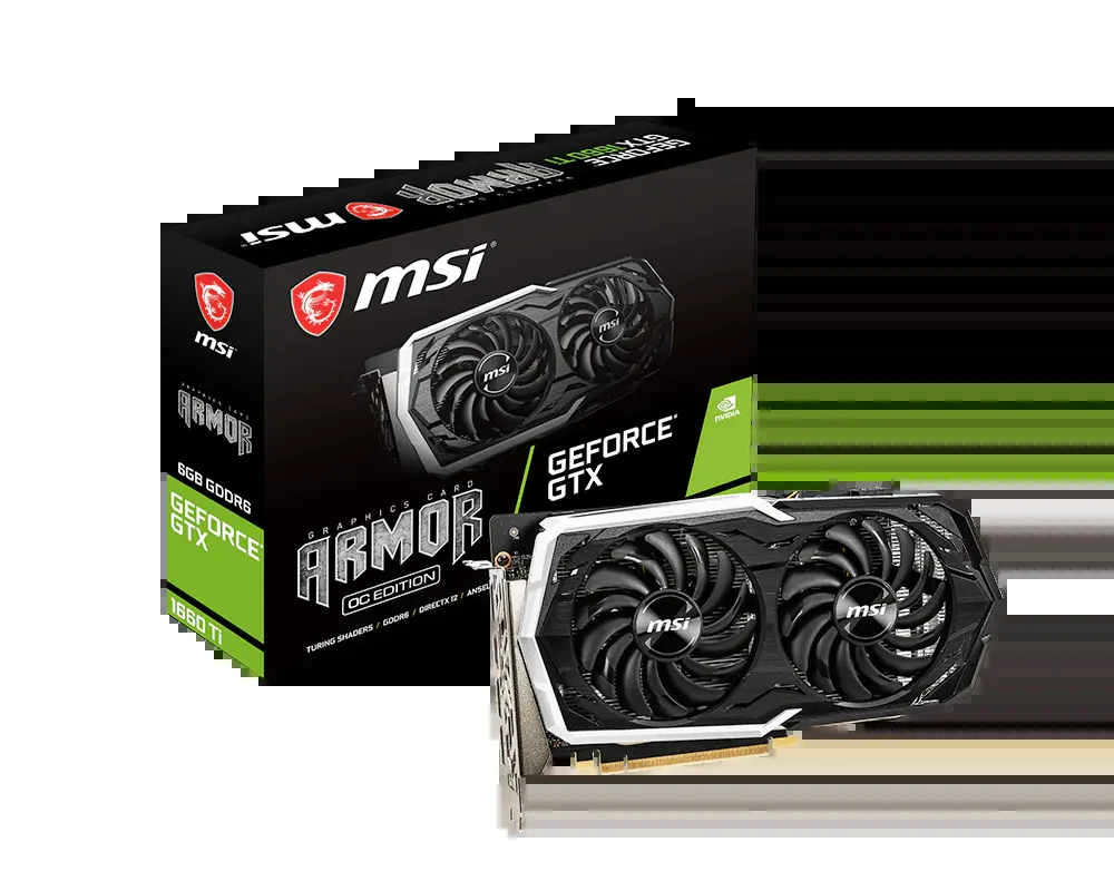 VGA MSI GeForce GTX 1660 Gaming 6GB - GDDR5 - NEW
