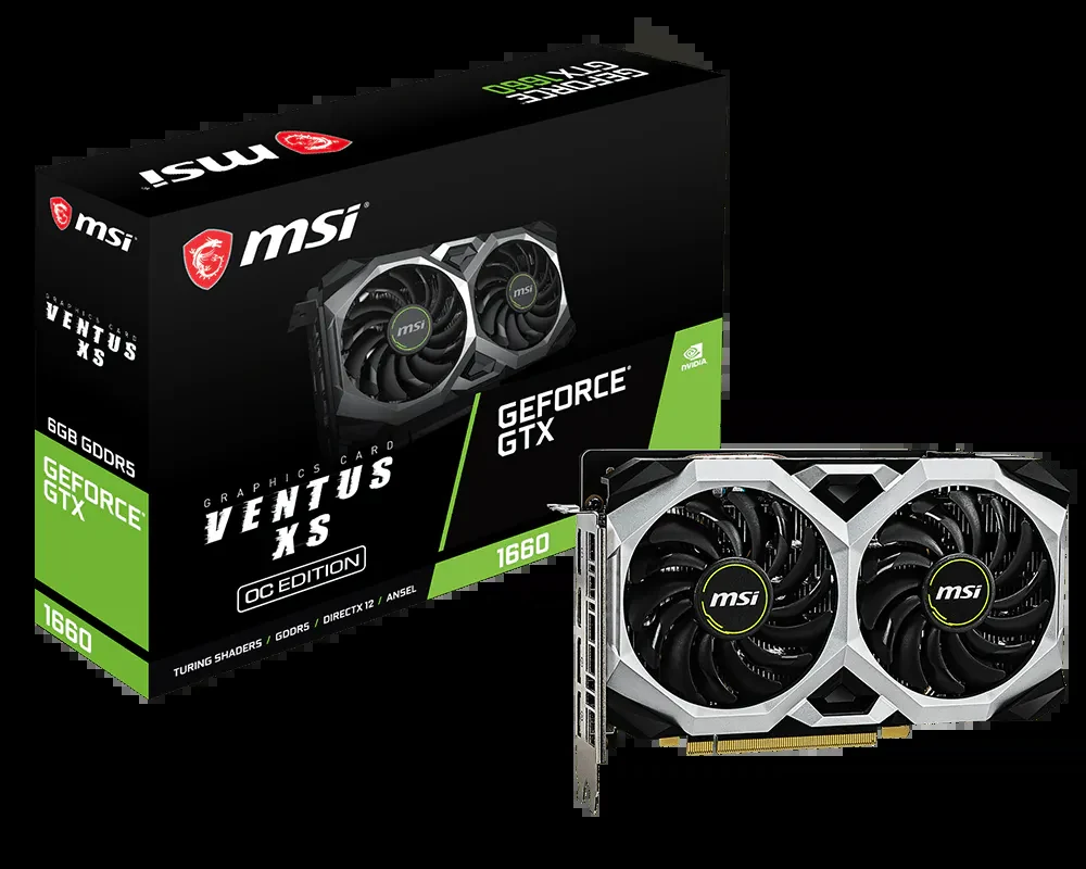 VGA MSI GeForce GTX 1660 Gaming X 6GB - GDDR5 - NEW