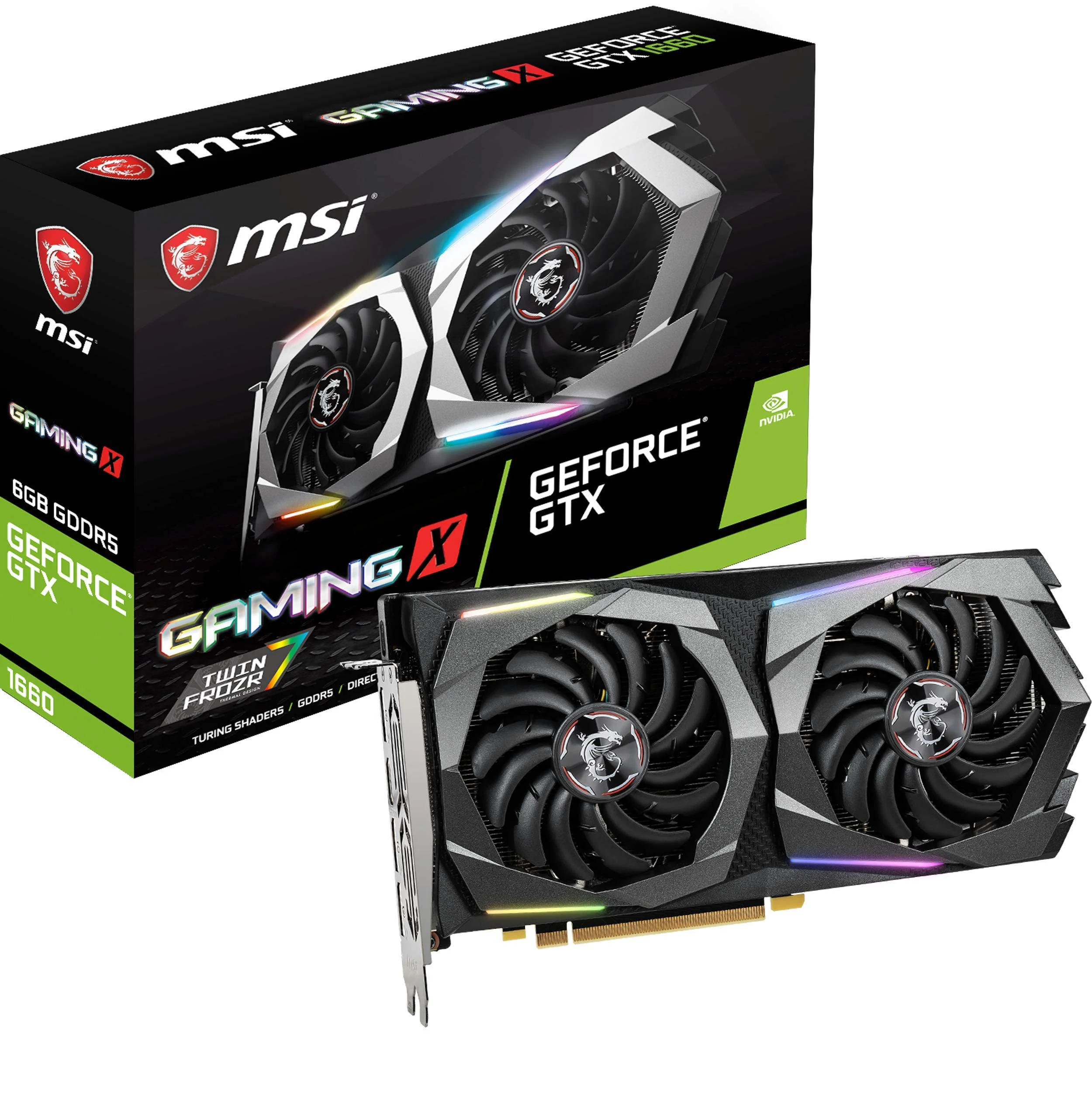 VGA MSI GeForce GTX 1660 Gaming X 6GB - GDDR5 - NEW