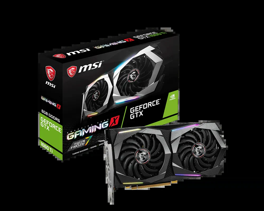 VGA MSI GeForce GTX 1660 Ti Aero ITX OC 6GB - GDDR6 - NEW