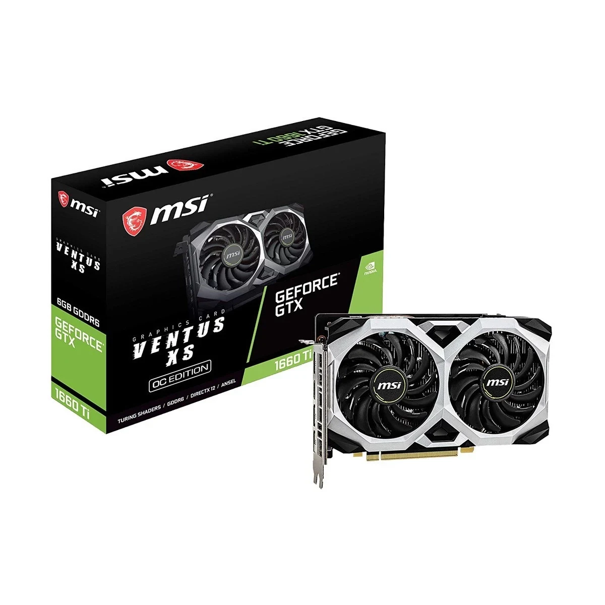VGA MSI GeForce GTX 1660 Ti Armor OC 6GB - GDDR6 - NEW