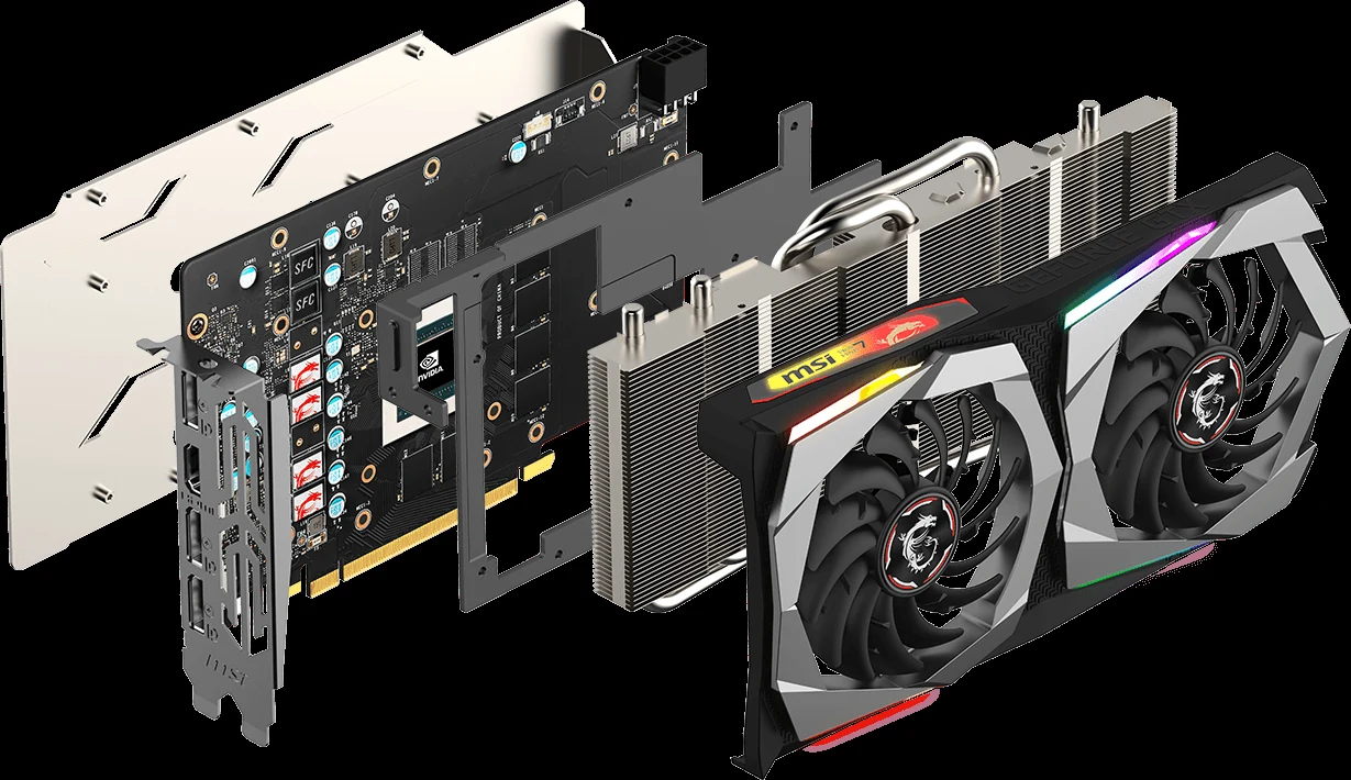 VGA MSI GeForce GTX 1660 Ti Gaming 6GB - GDDR6 - NEW