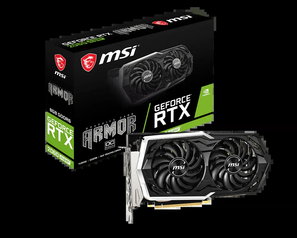 VGA MSI GeForce RTX 2060 Armor 6GB - GDDR6 - NEW