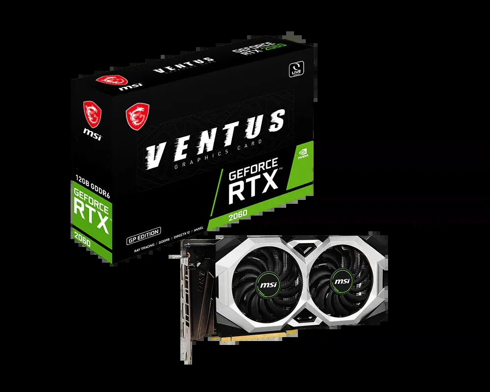 VGA MSI GeForce RTX 2060 Gaming OC 6GB - GDDR6 - NEW