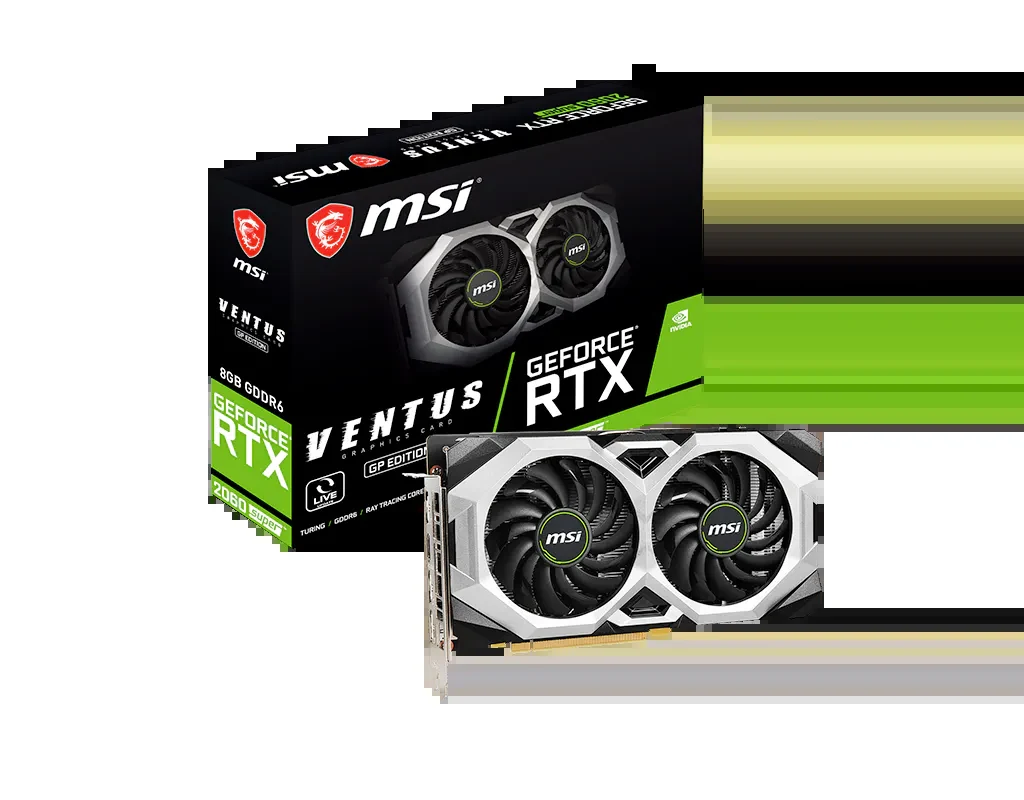 VGA MSI GeForce RTX 2060 Ventus XS OC 6GB - GDDR6 - NEW