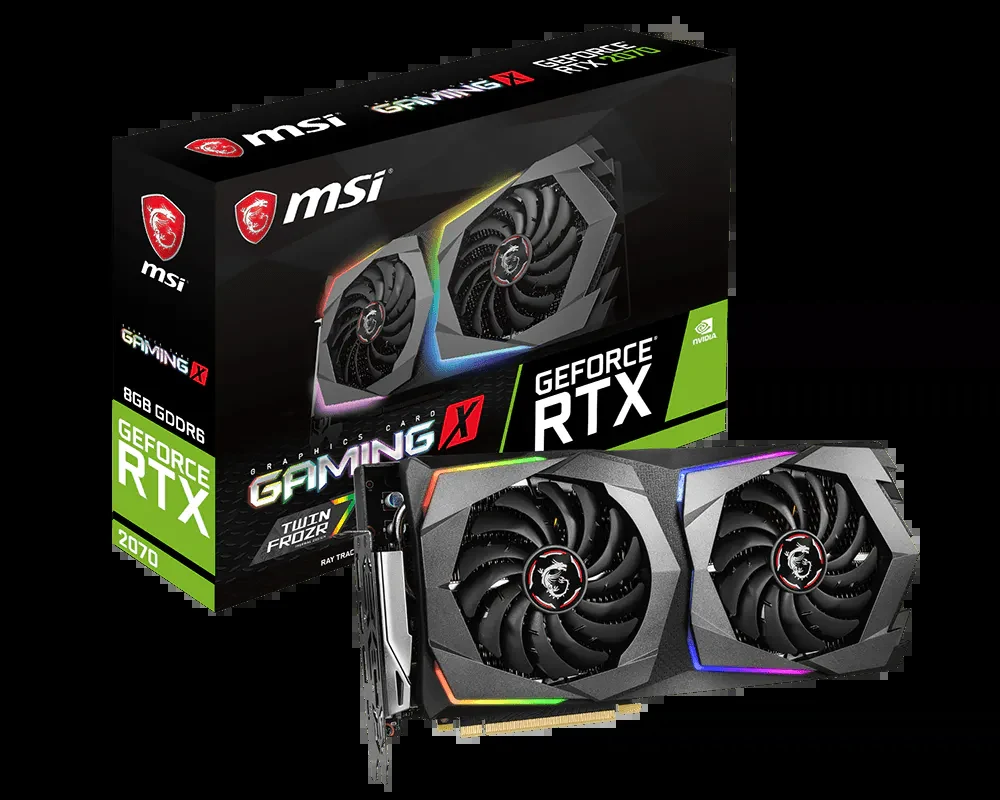 VGA MSI GeForce RTX 2070 Gaming X 8GB - GDDR6 - NEW