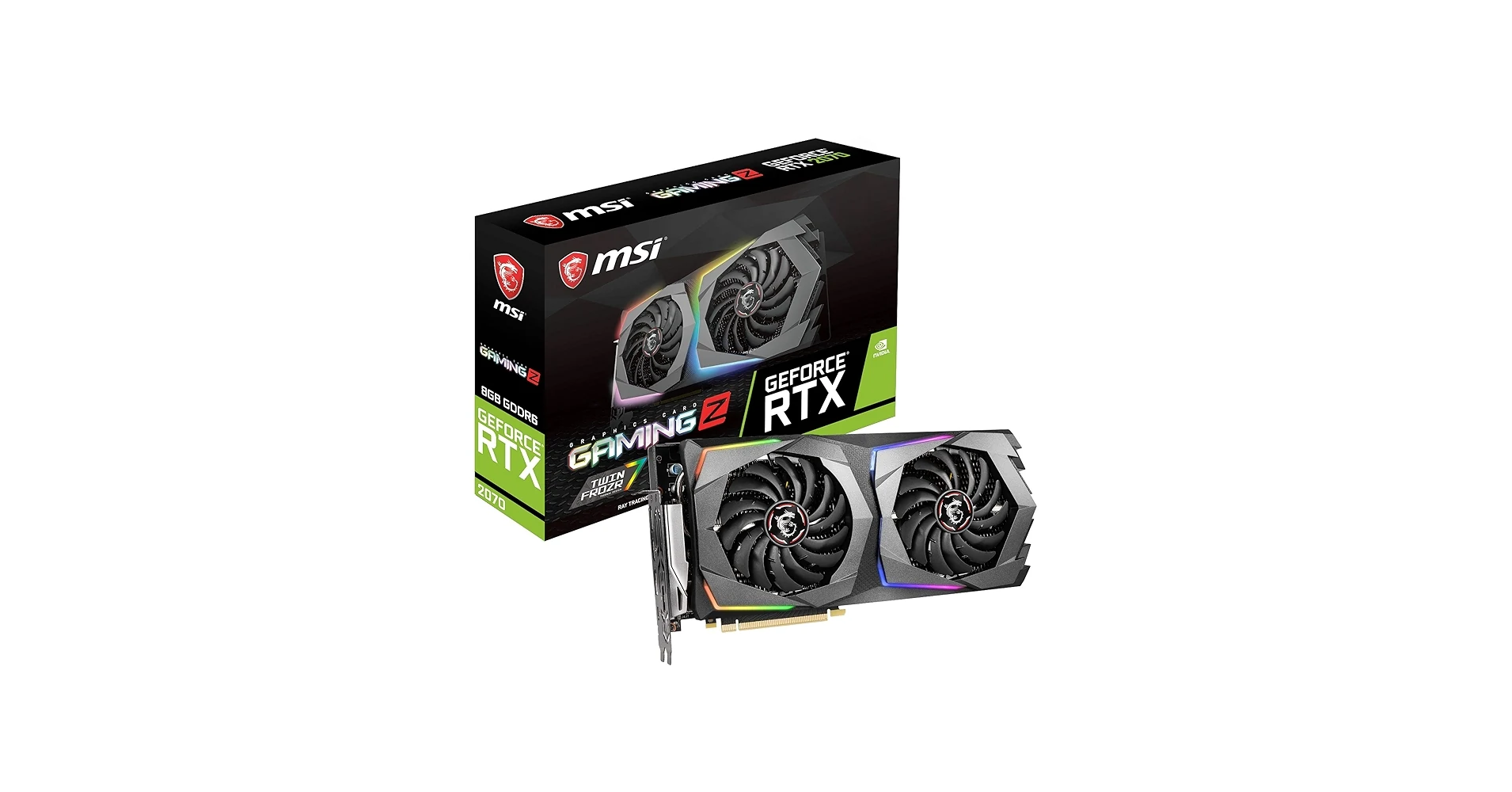 VGA MSI GeForce RTX 2070 Gaming Z 8GB - GDDR6 - NEW