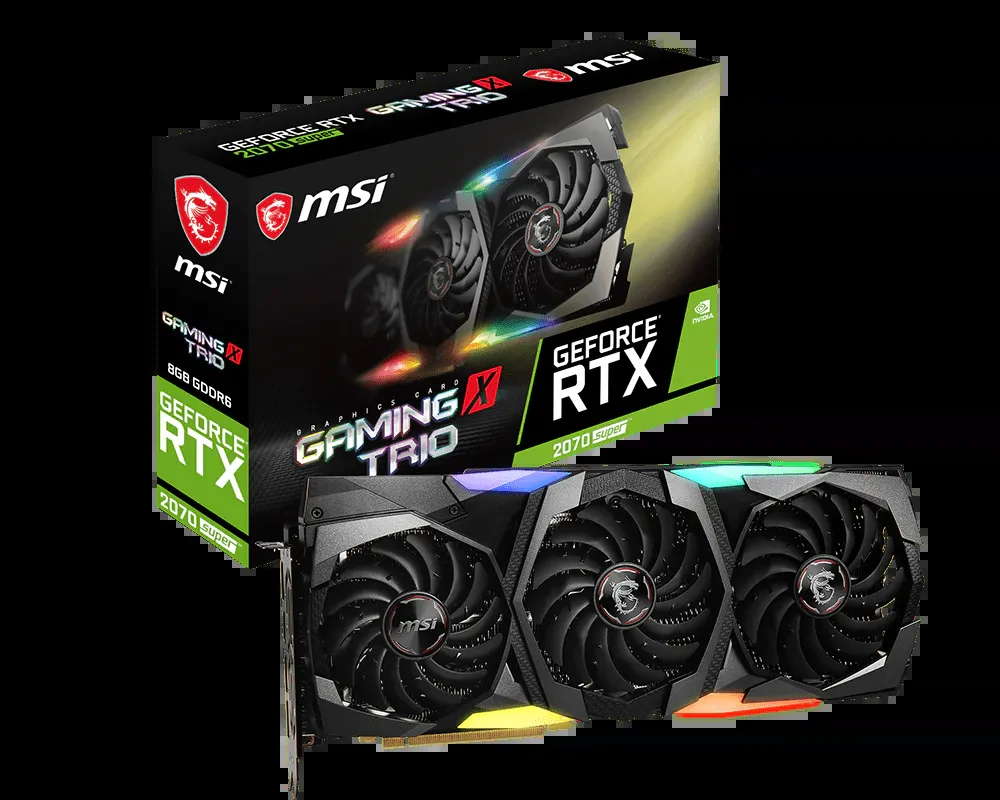 VGA MSI GeForce RTX 2070 SUPER Gaming X Trio 8GB - GDDR6 - NEW