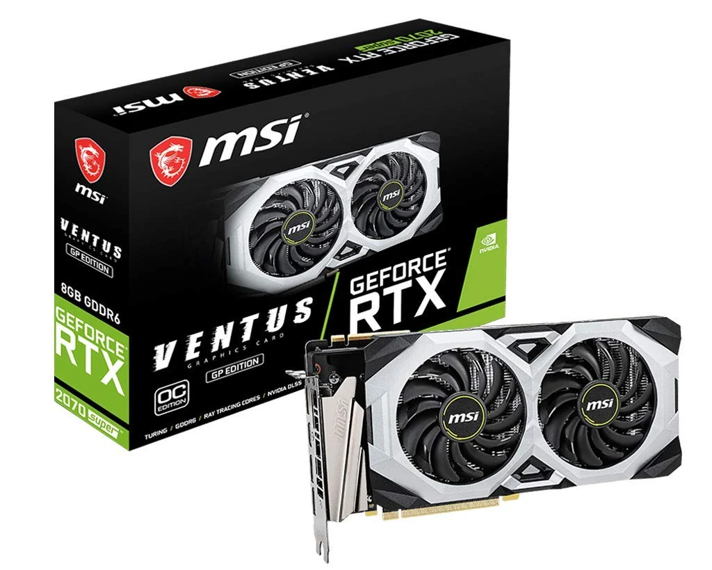 VGA MSI GeForce RTX 2070 SUPER Ventus OC 8GB - GDDR6 - NEW