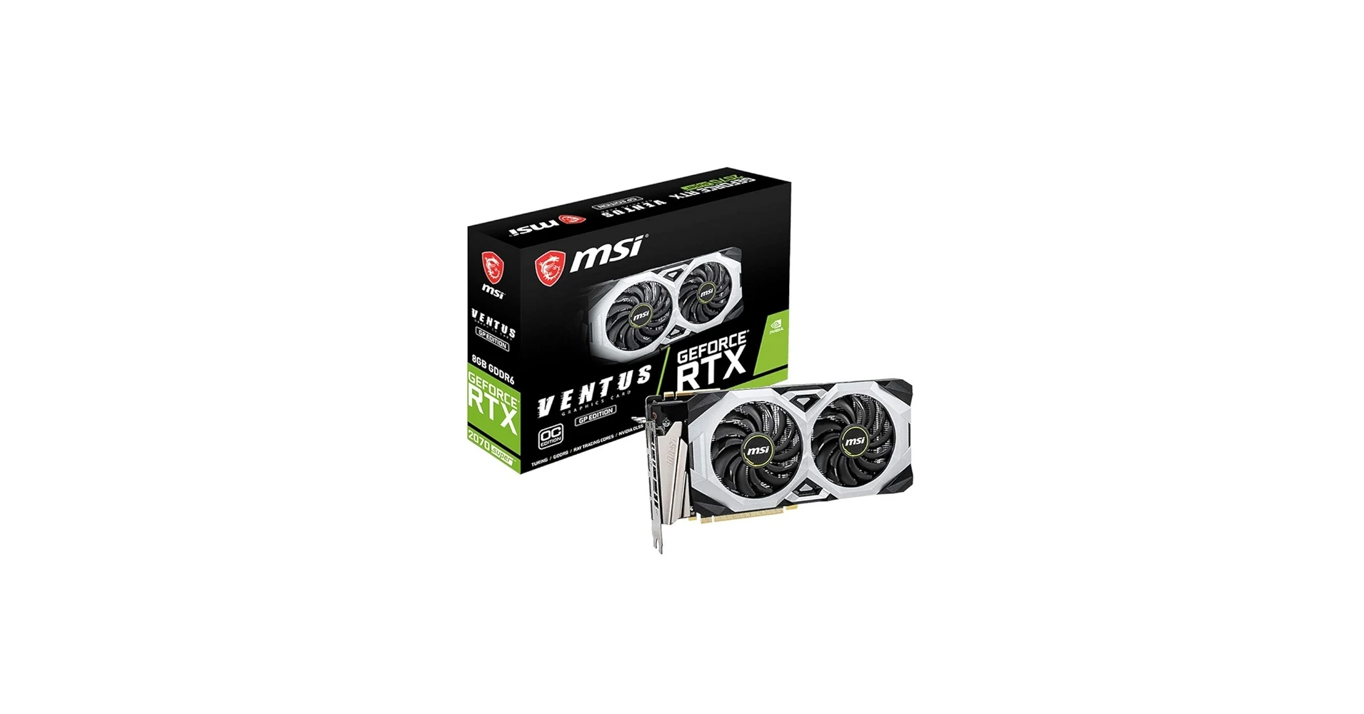 VGA MSI GeForce RTX 2070 Ventus GP 8GB - GDDR6 - NEW