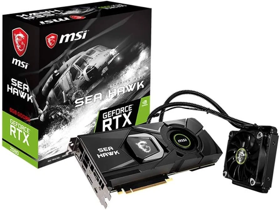 VGA MSI GeForce RTX 2080 Sea Hawk EK X 8GB - GDDR6 - NEW