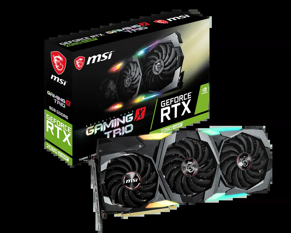 VGA MSI GeForce RTX 2080 SUPER Gaming Trio 8GB - GDDR6 - NEW